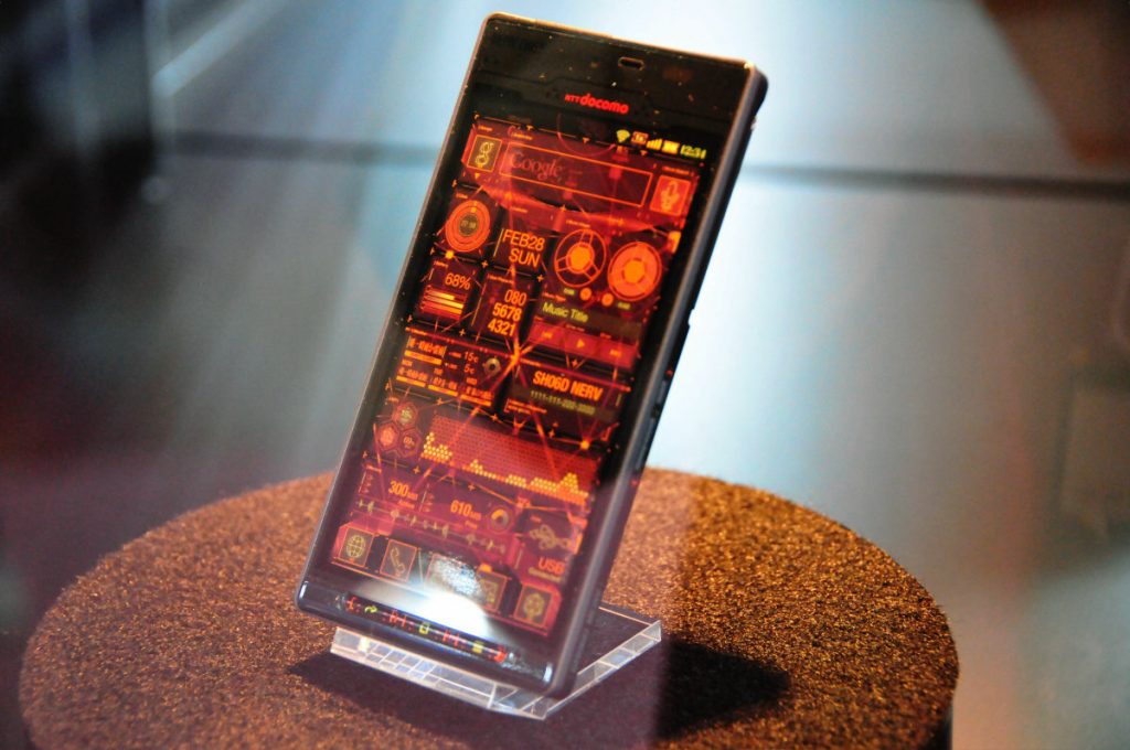 Evangelion phone launches exclusively in Japan 2